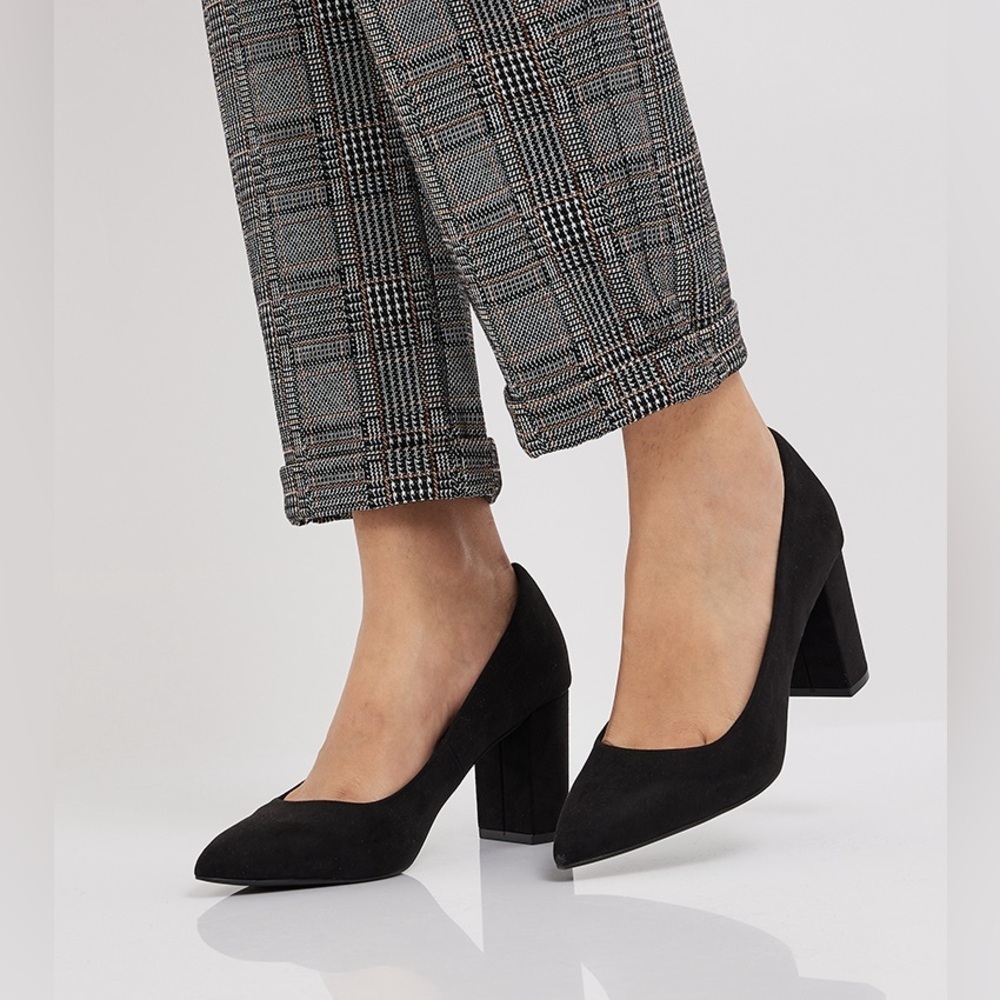 Vero Moda Classic Pointed Toe Block Heel Pumps Women Size US8